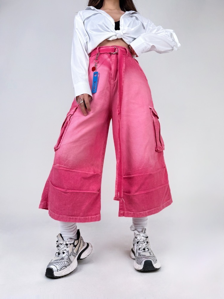 شلوار واید pink
