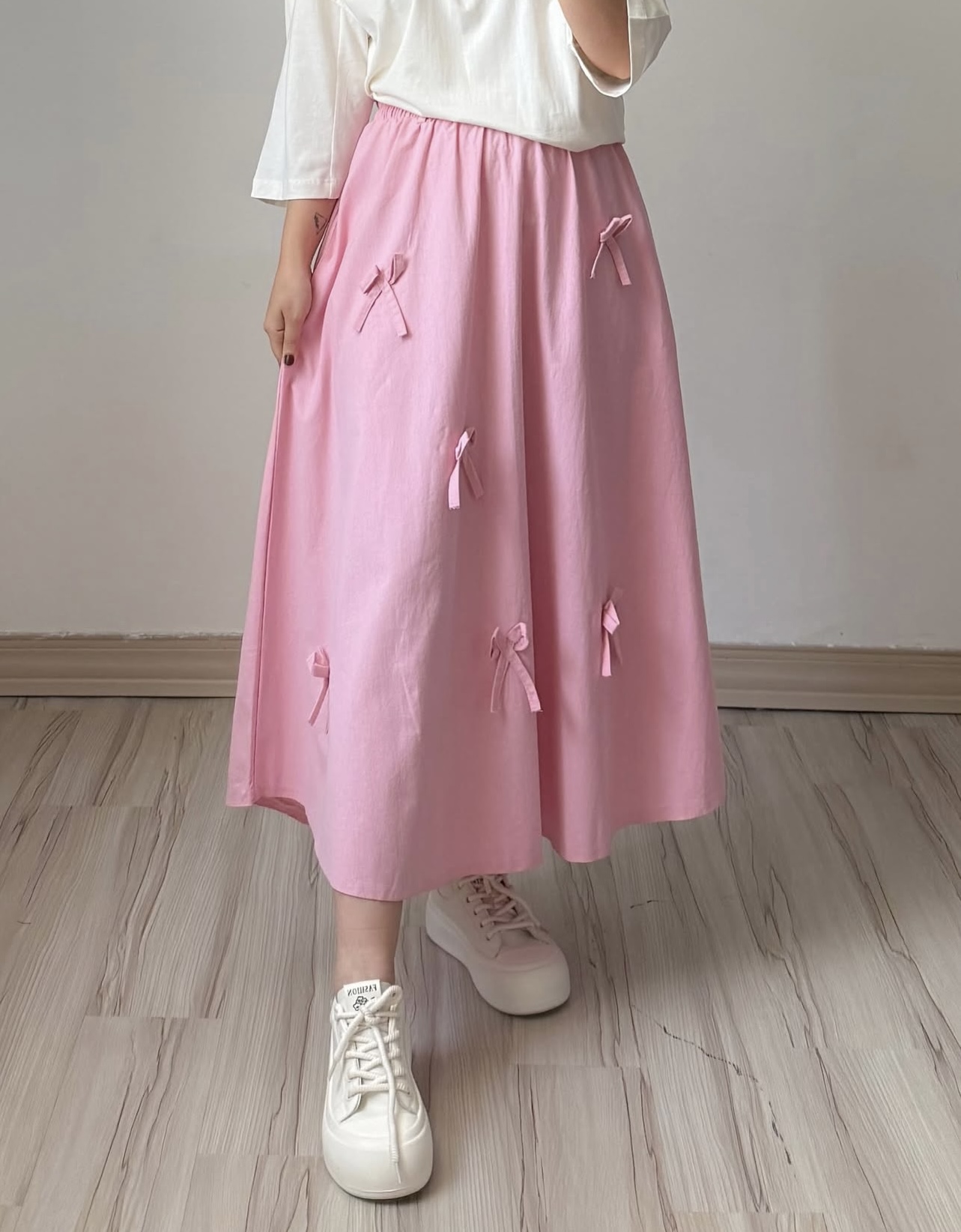 دامن پاپیونی pink